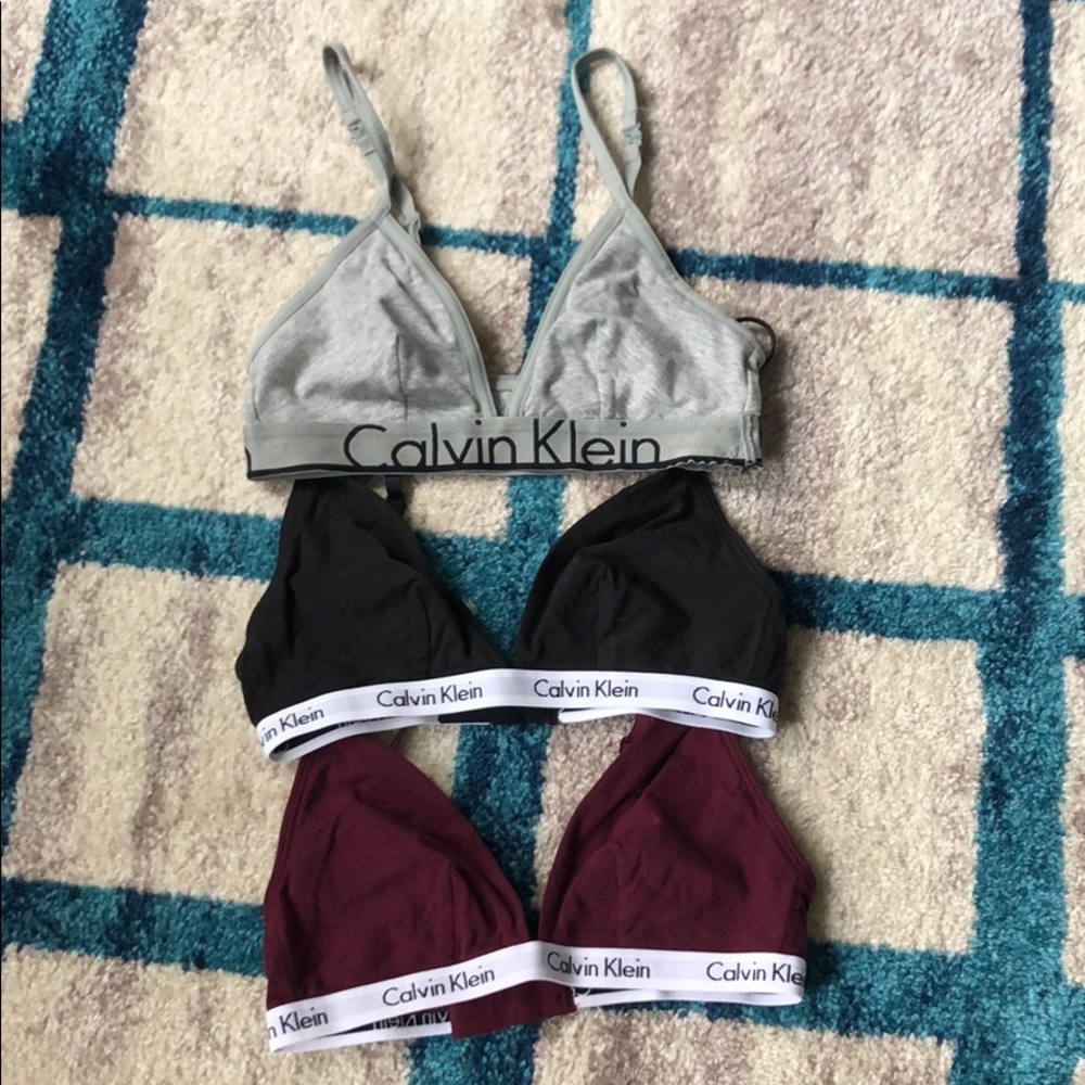 Calvin Klein bralettes
